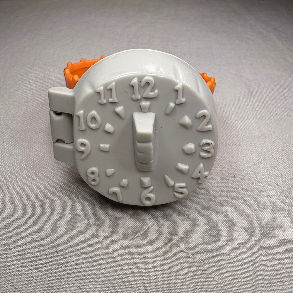 Vintage The Flintstones Subway Toy Watch Fred Flintstone Dino Hanna-Barbera Grey